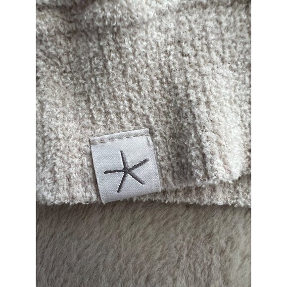 Barefoot Dreams CozyChic Ultra Lite Beige Sweater S - Picture 6 of 7